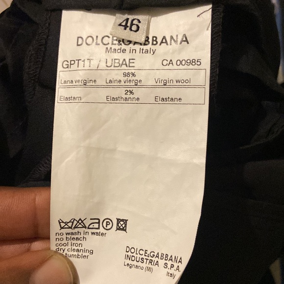 Dolce & Gabbana Black High Waist Diamanté Buckle Belt Button Wide Leg Pants! - Picture 12 of 13